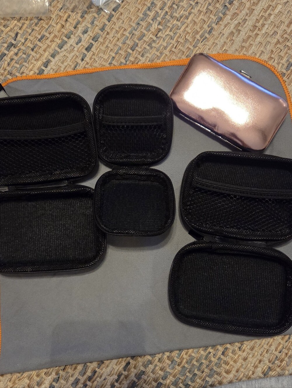 Nail Care Kit + 3 Small Zip Travel Pouches